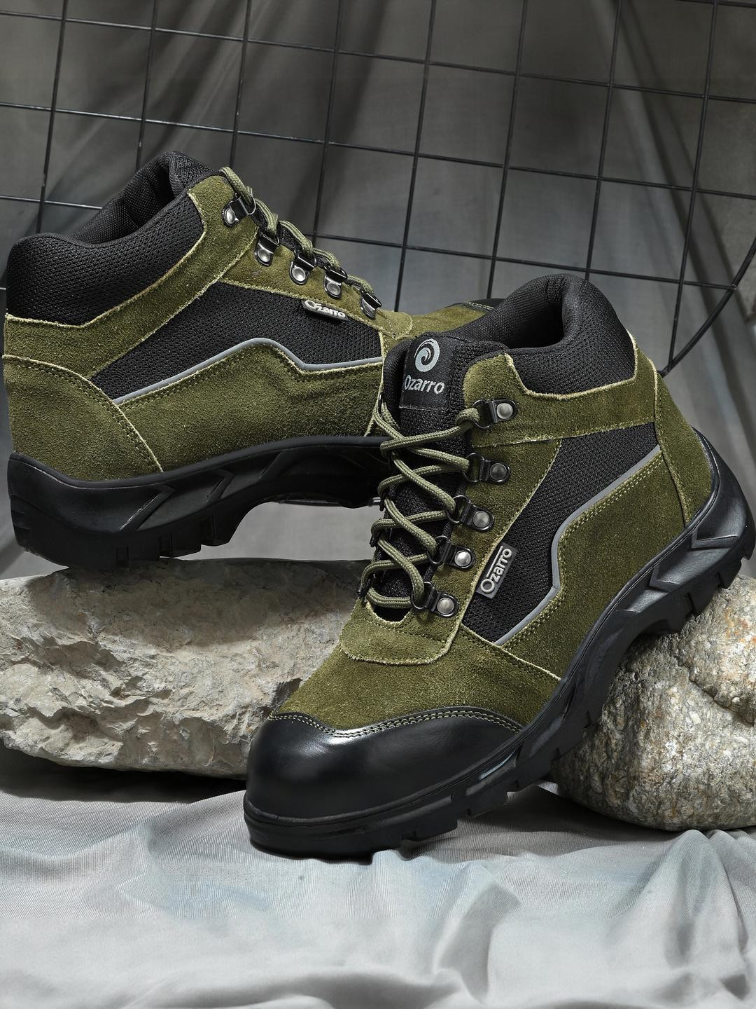 Ozarro Men Steel Toe Safety  Shoe - S4448