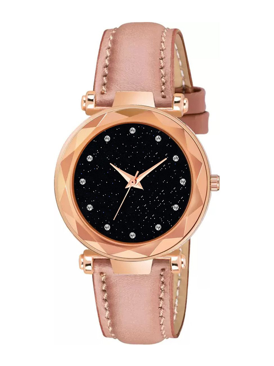 Gopal Shopcart Women Round Dial & Regular Straps Analogue Watch GR379RG 12D PINK G L
