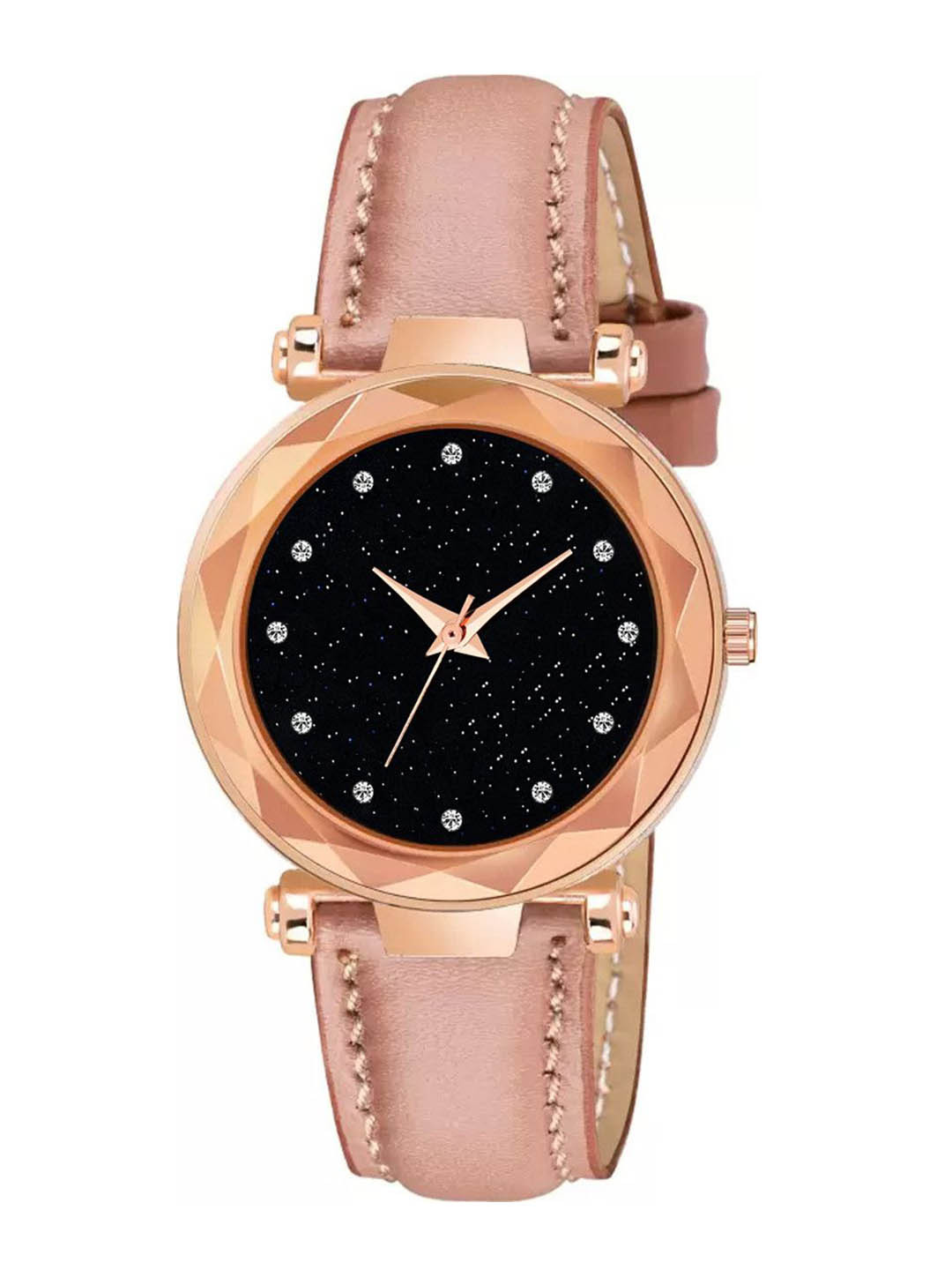 CSAMON Women Embellished Dial Analogue Watch GR379RG 12D PINK G L