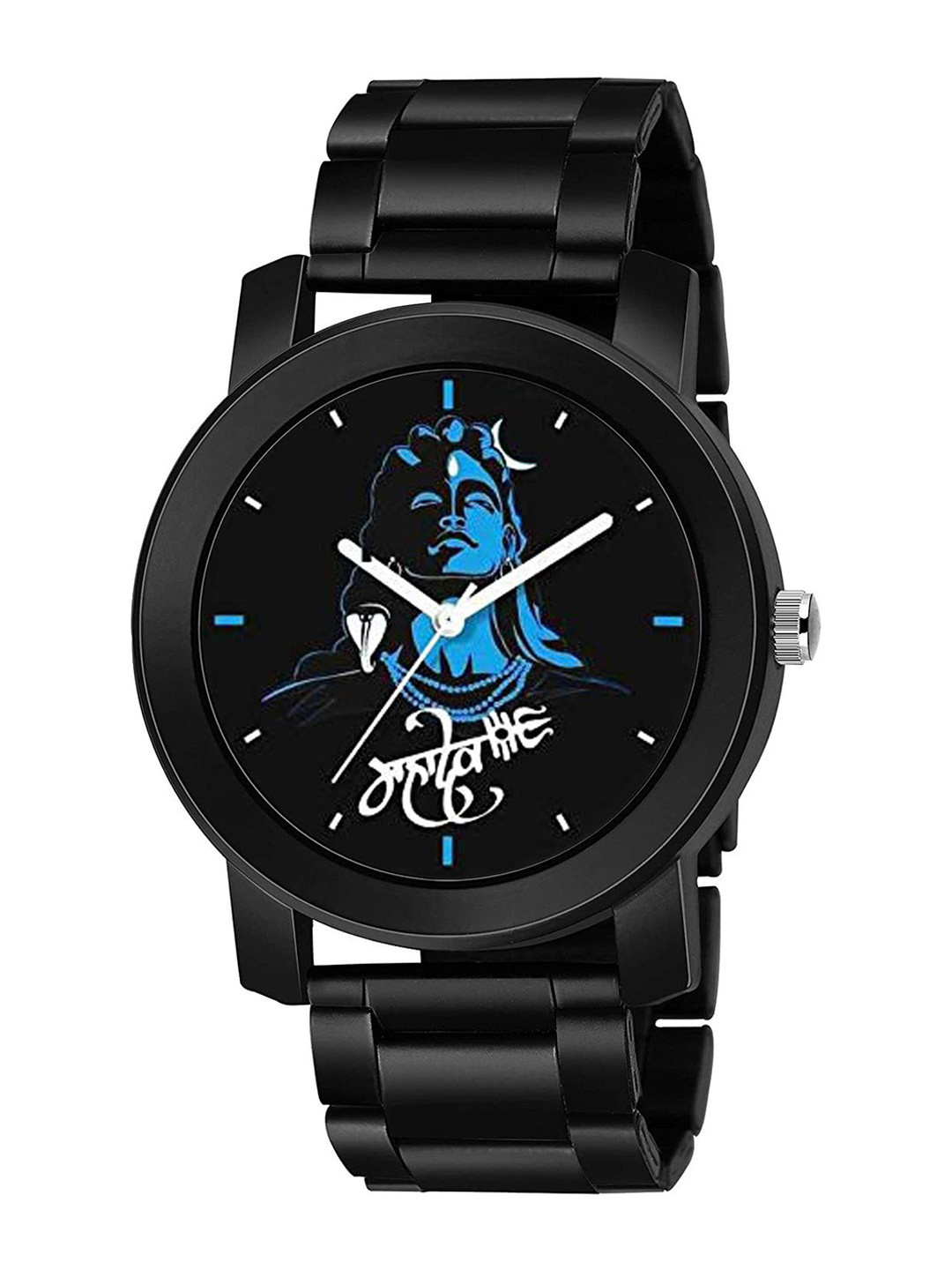 CSAMON Men Printed Dial Analogue Watch PEDO Jata Mahadev NEW PU