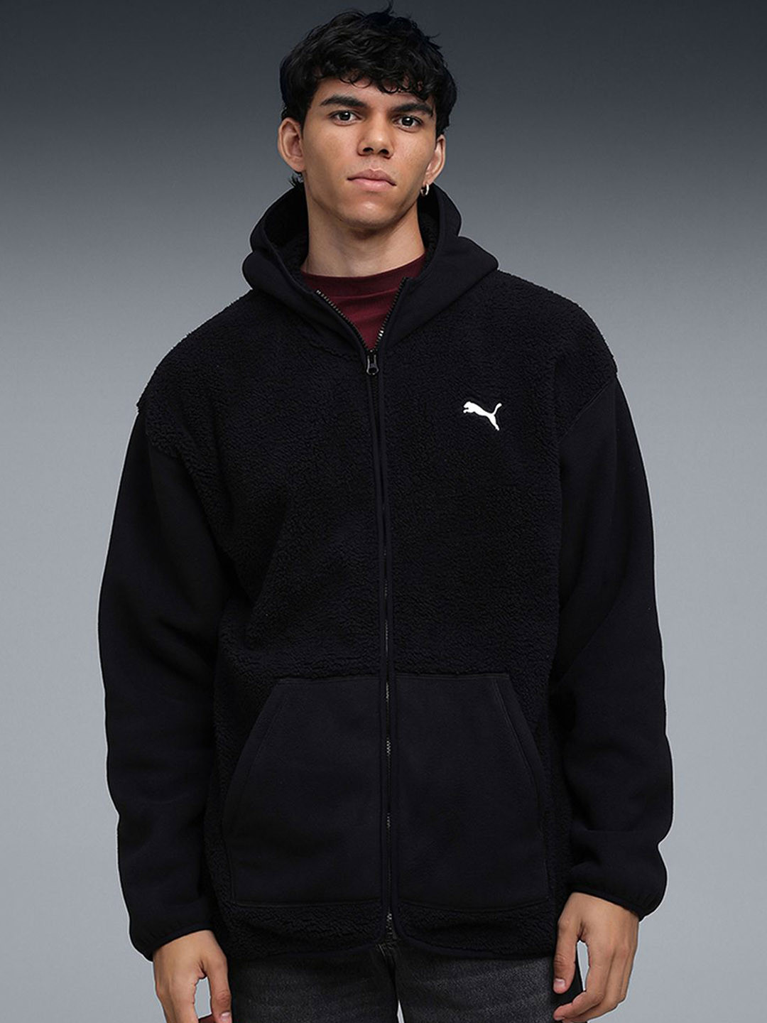 Puma Essentials Elevated Men Relaxed Full-Zip Hoodie