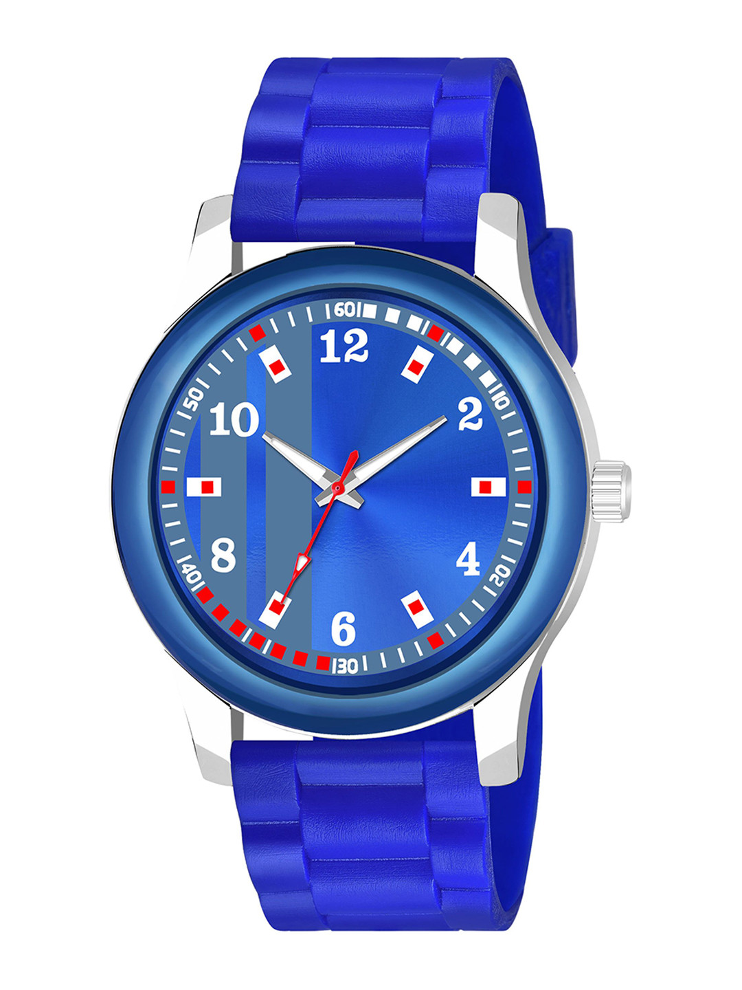 CSAMON Men Printed Dial & Straps Analogue Watch B9050 BLUPata NEW CD_F