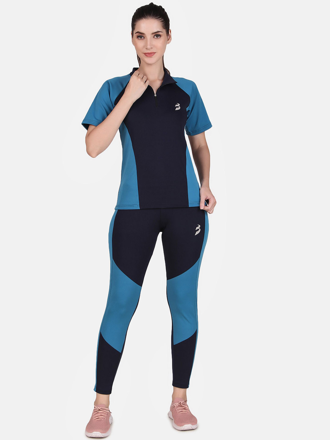 BENZOS Colourblocked Polo Collar Tracksuit