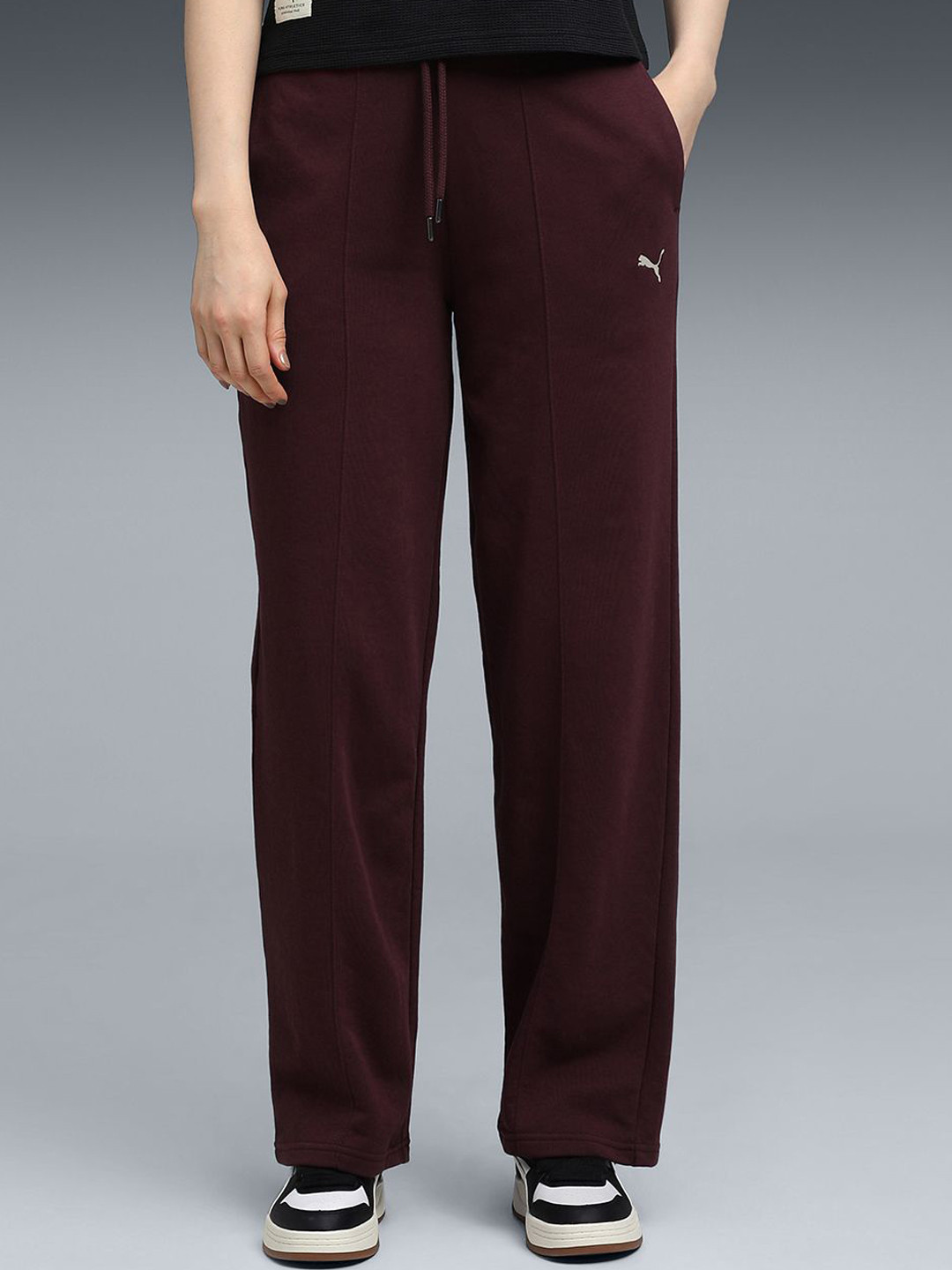 Puma Class Women High-Waist Cotton Track Pants