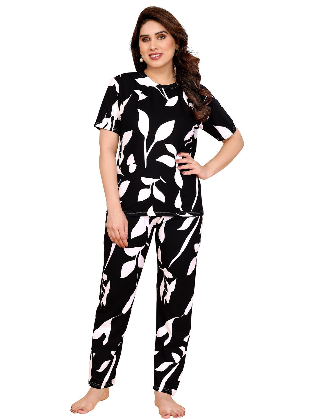 vj fashion Women Printed Night Suit