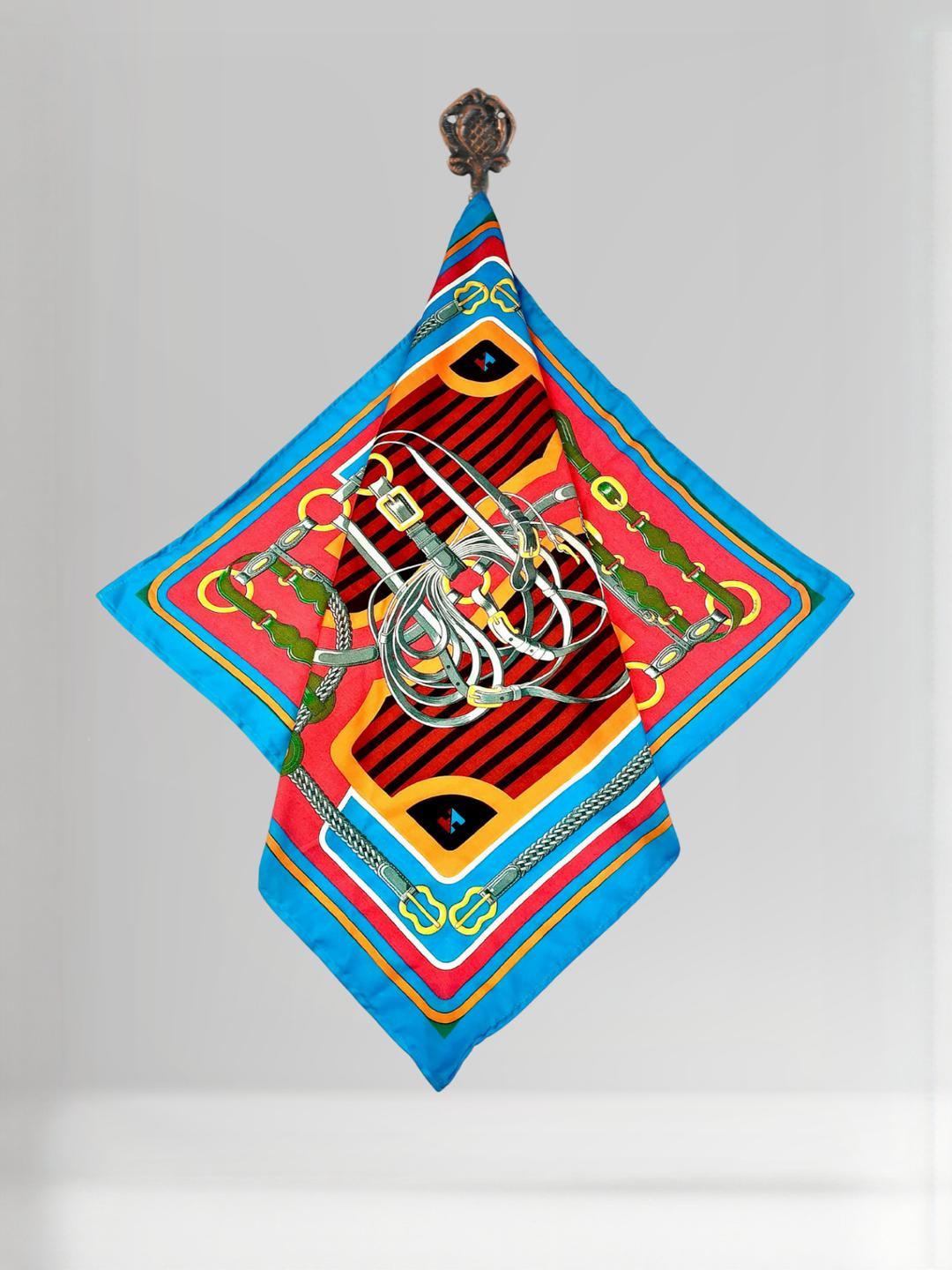 KLISHAA ART Equestrian Digital Printed Scarf