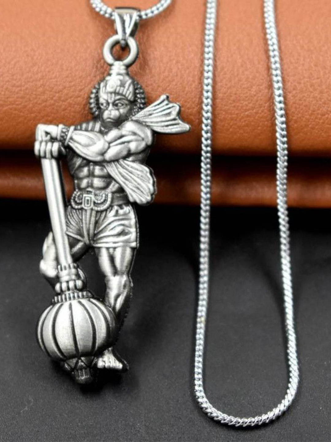 RV Jewels Unisex Stainless Steel Lord 2D Hanuman Pendant