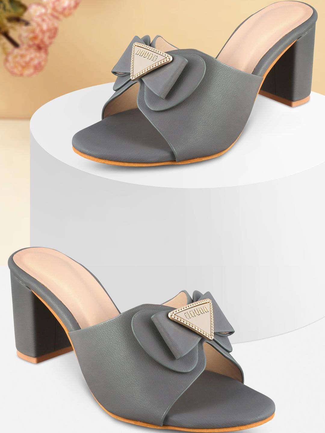 NTFC Grey Synthetic Leather Sandals