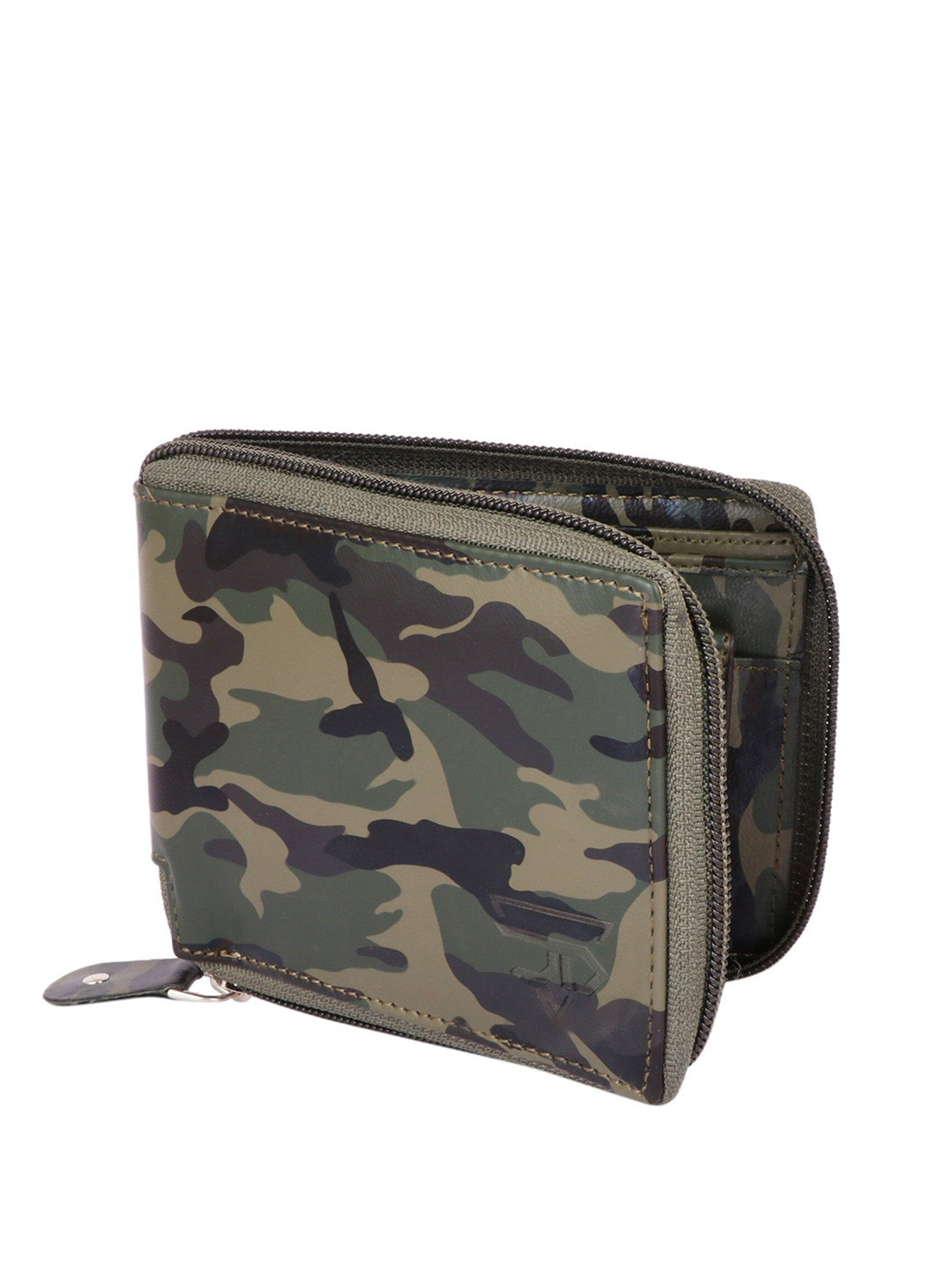 JND Men Camouflage Printed Two Fold Wallet