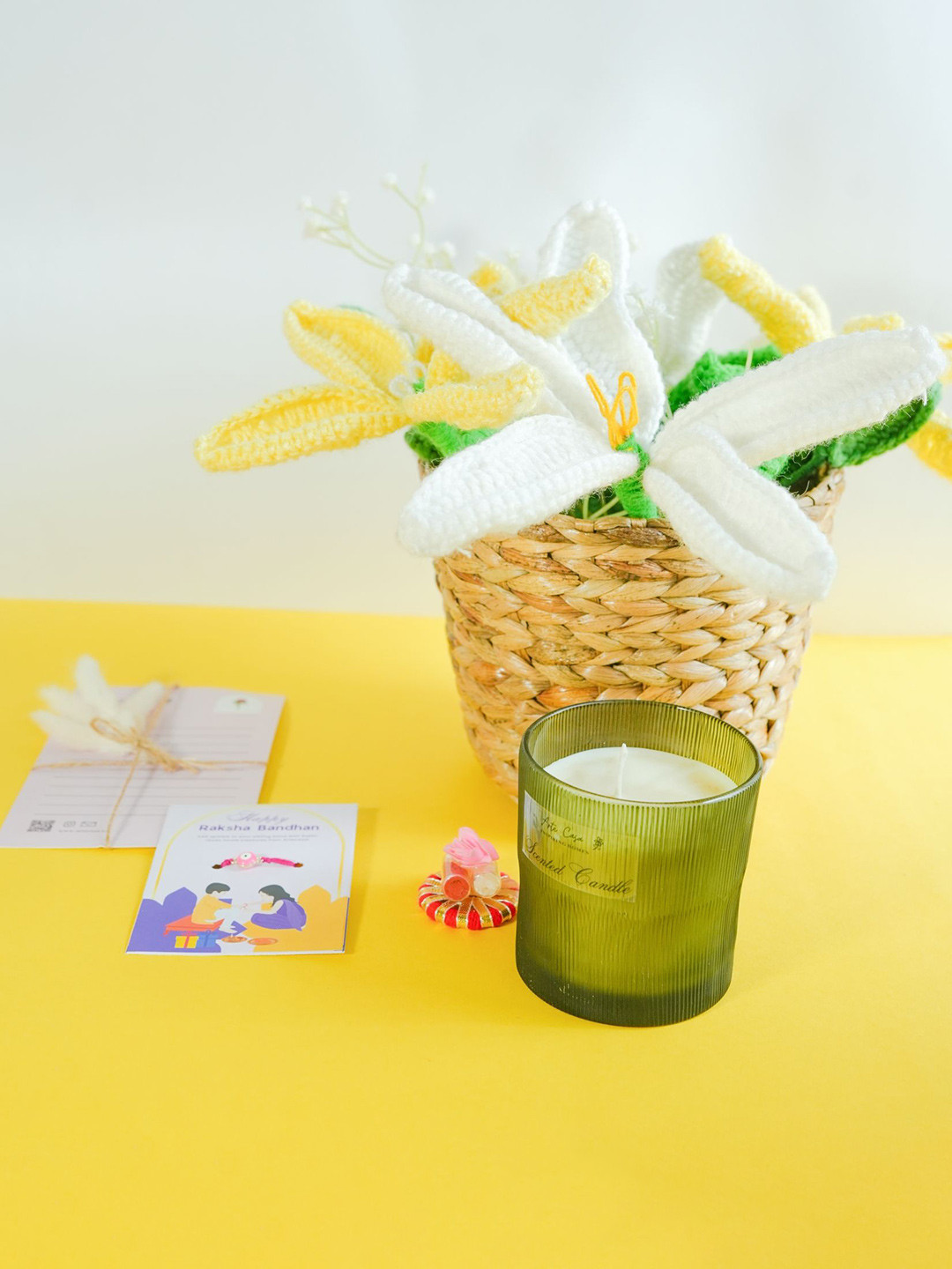 ArteCasa Blossoms Of Love Candle Basket