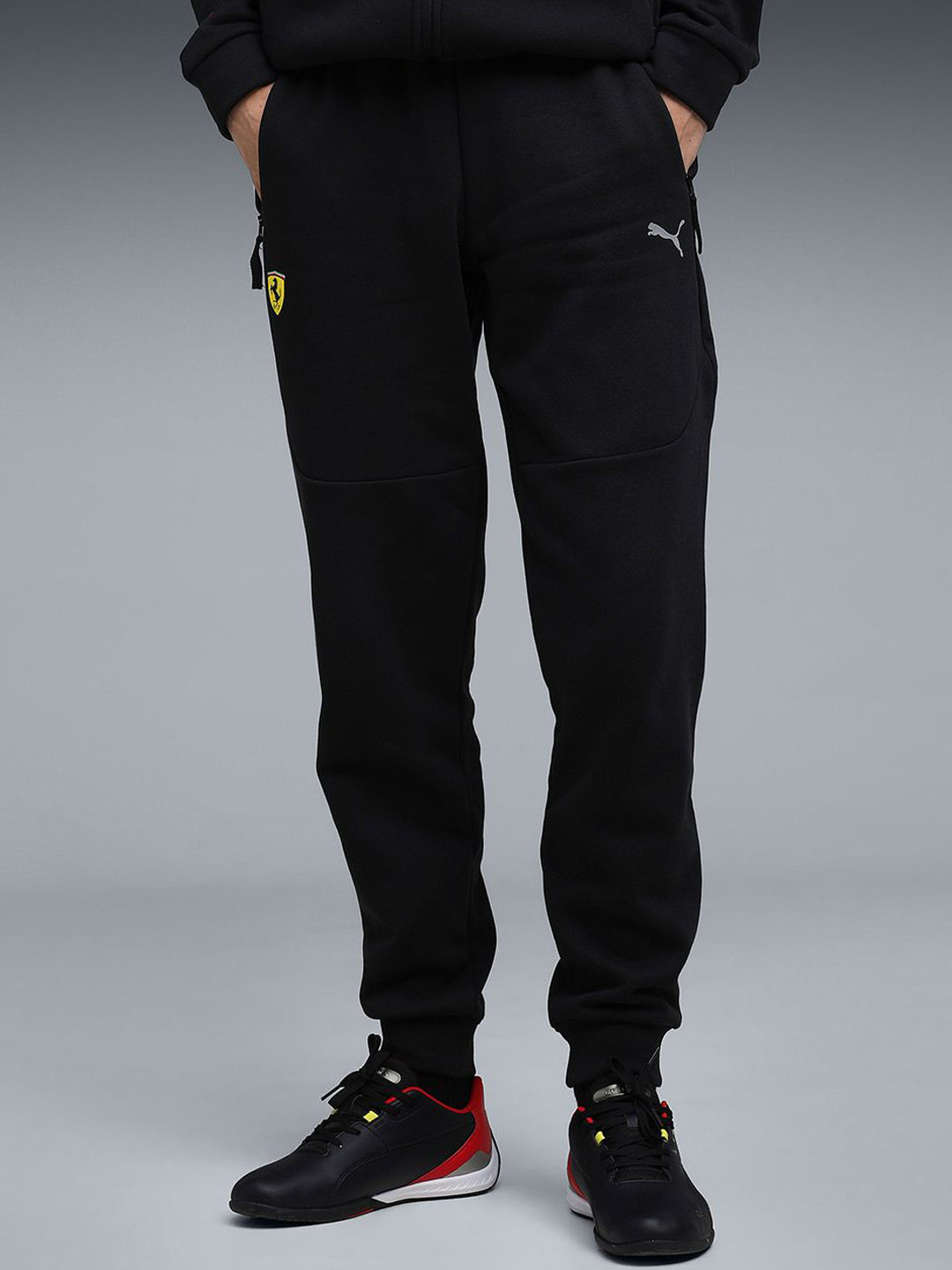 PUMA Motorsport Ferrari TECH Men's Medium Rise Fleece Pants
