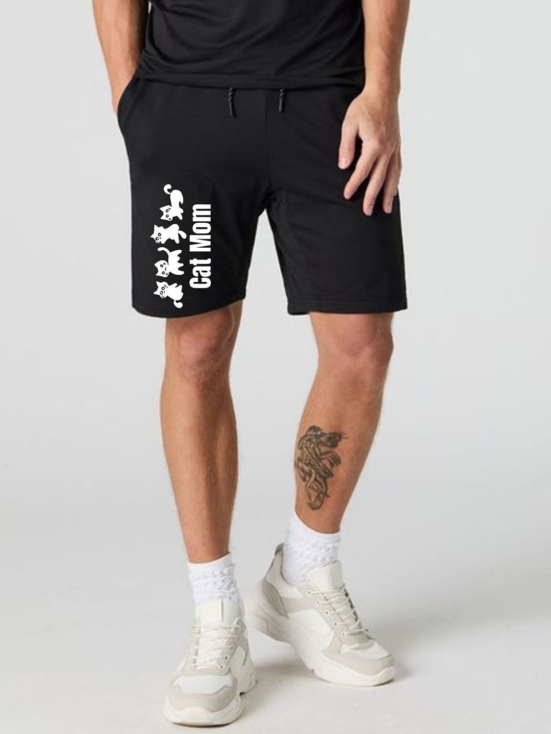 FABSTIEVE Men Good Stuff Printed Regular Fit Low-Rise Cotton Shorts