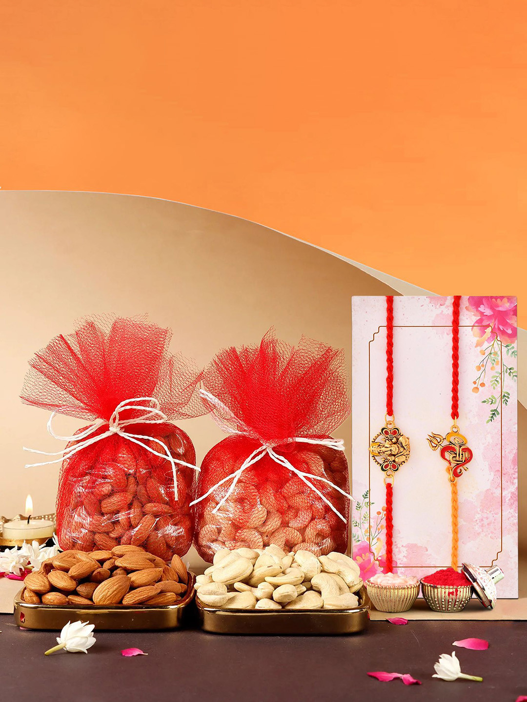 Ascension Set Of 2 Rakhi Roli Tilak With Mix Dry Fruits 200 g