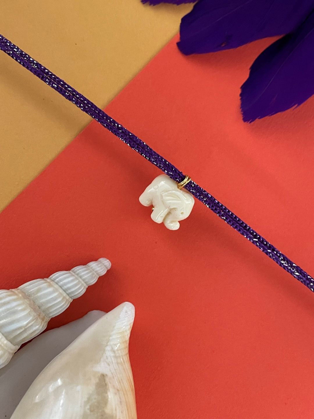 Digital Dress Room Elephant Charm Thread Rakhi