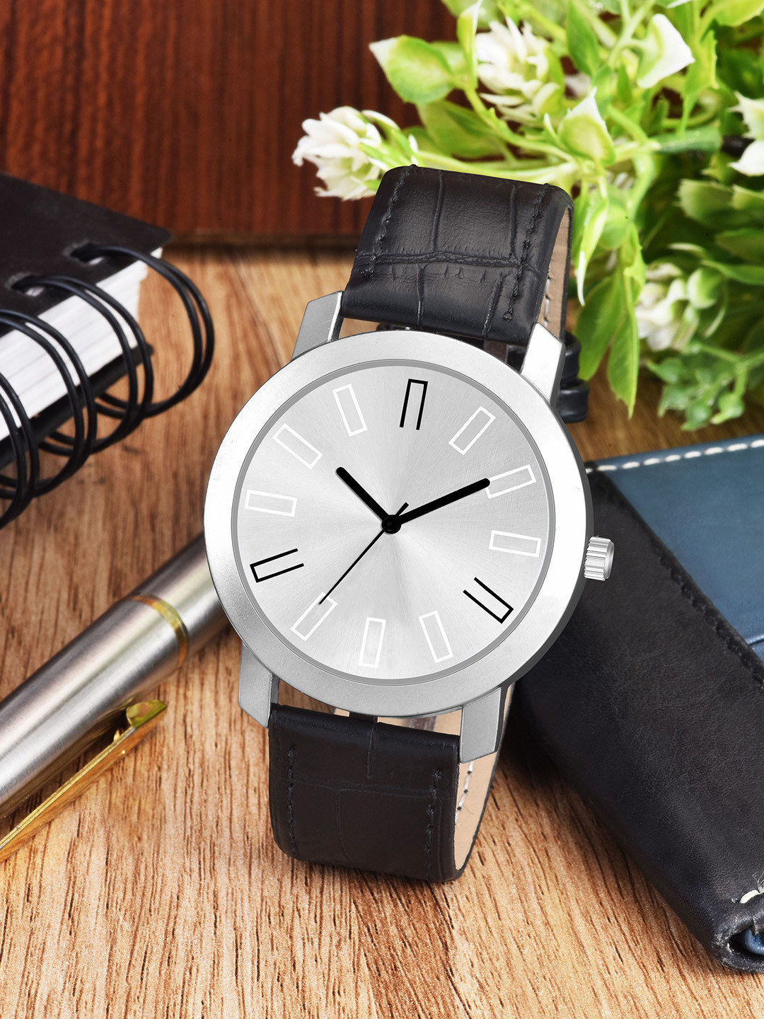 Gopal Shopcart Unisex Dial & Straps Analogue Watch GR_01 BLK Aeviyo Slim L