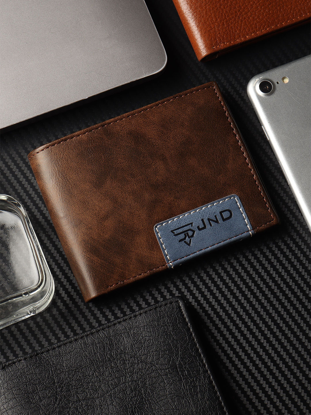 JND Men Textured Two Fold Wallet