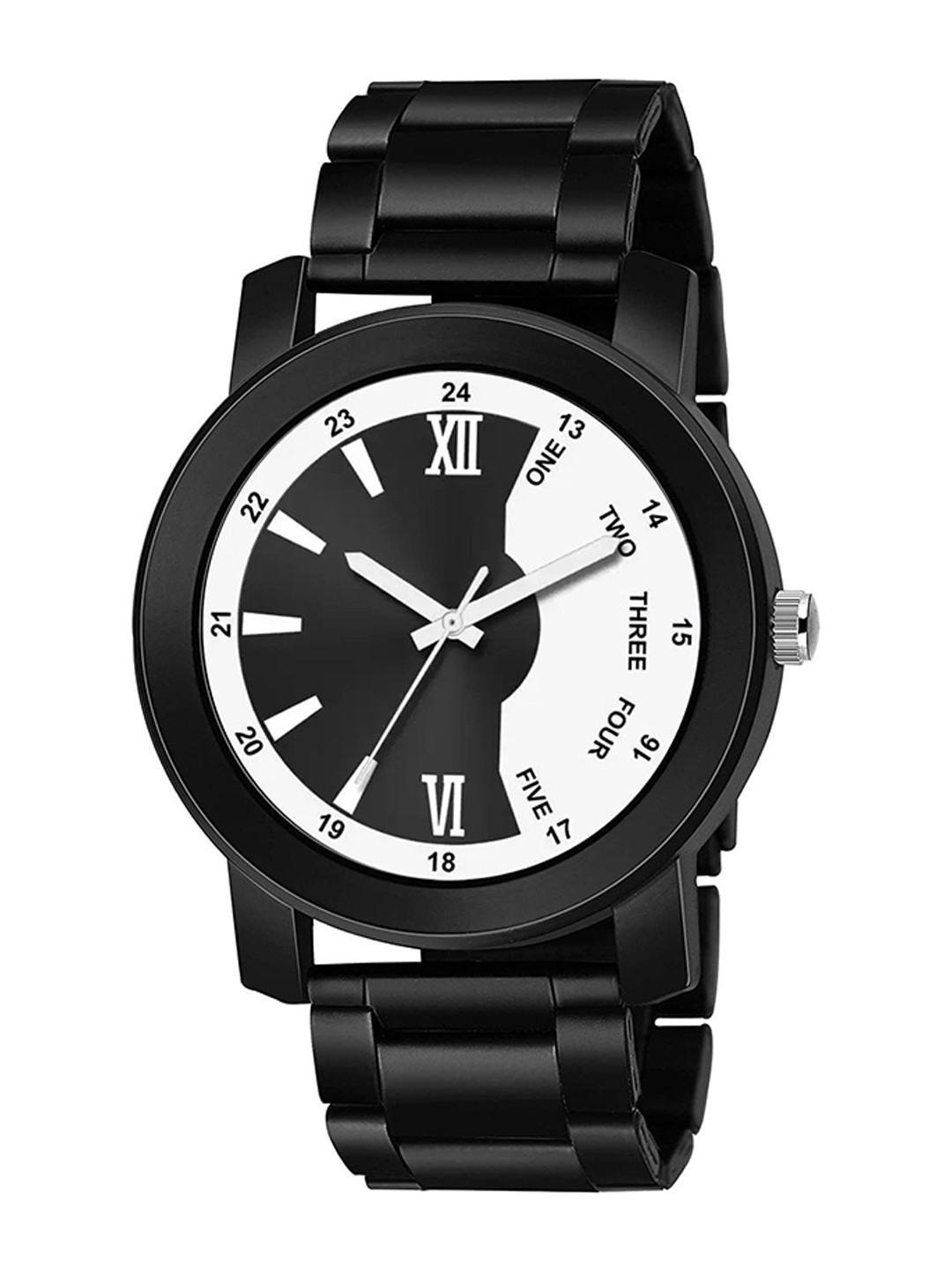 CSAMON Men Textured Straps Analogue Watch PEDO BLK1002 NEW PU