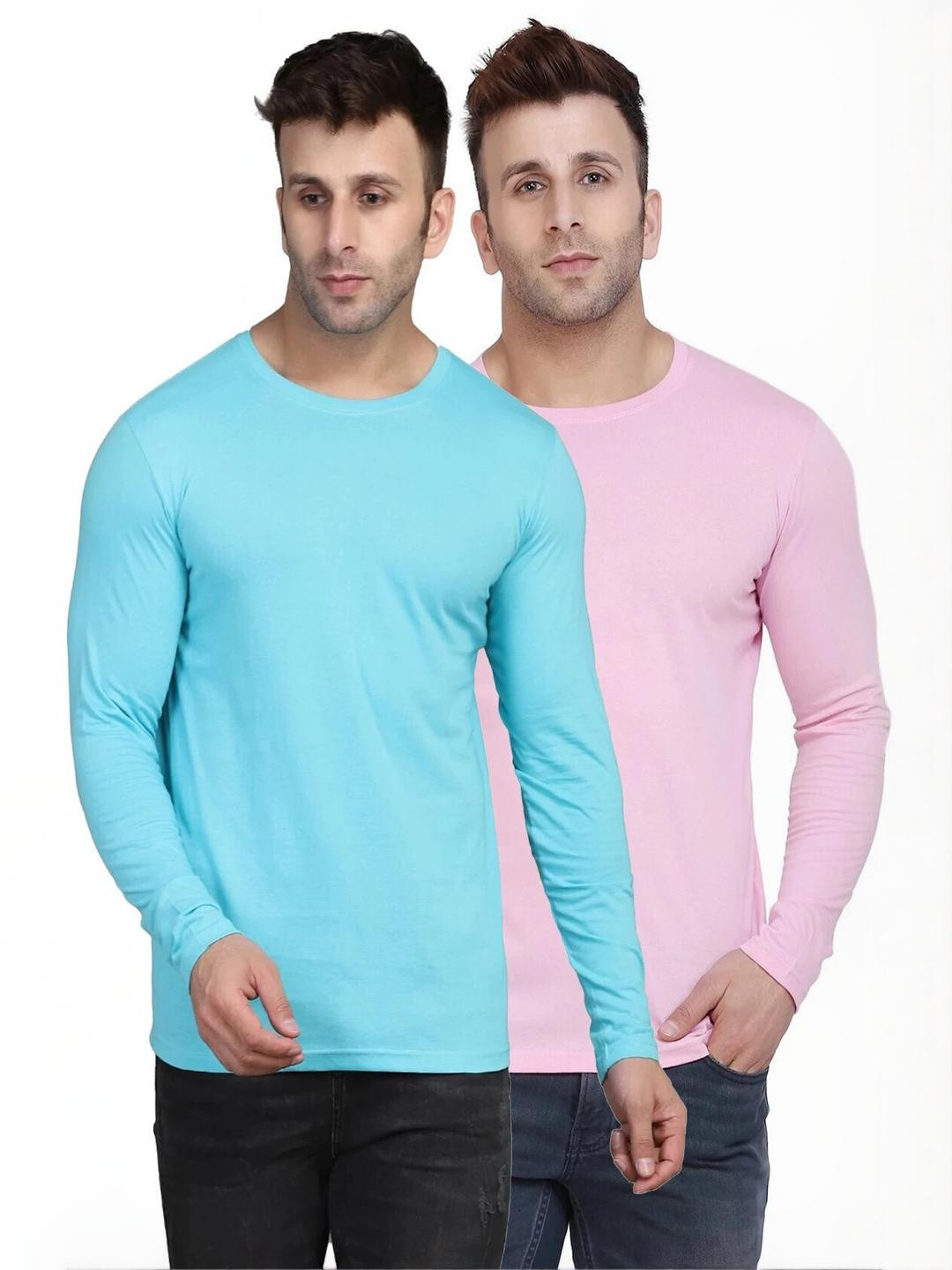 Kroptee Men Blue Tshirts