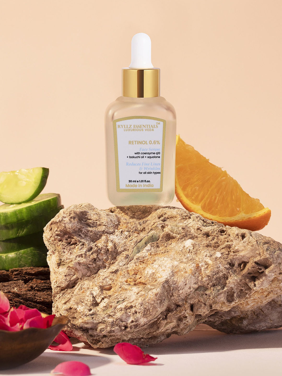 RYLLZ ESSENTIALS Retinol 0.6% Anti Aging Night Serum - 30 ml