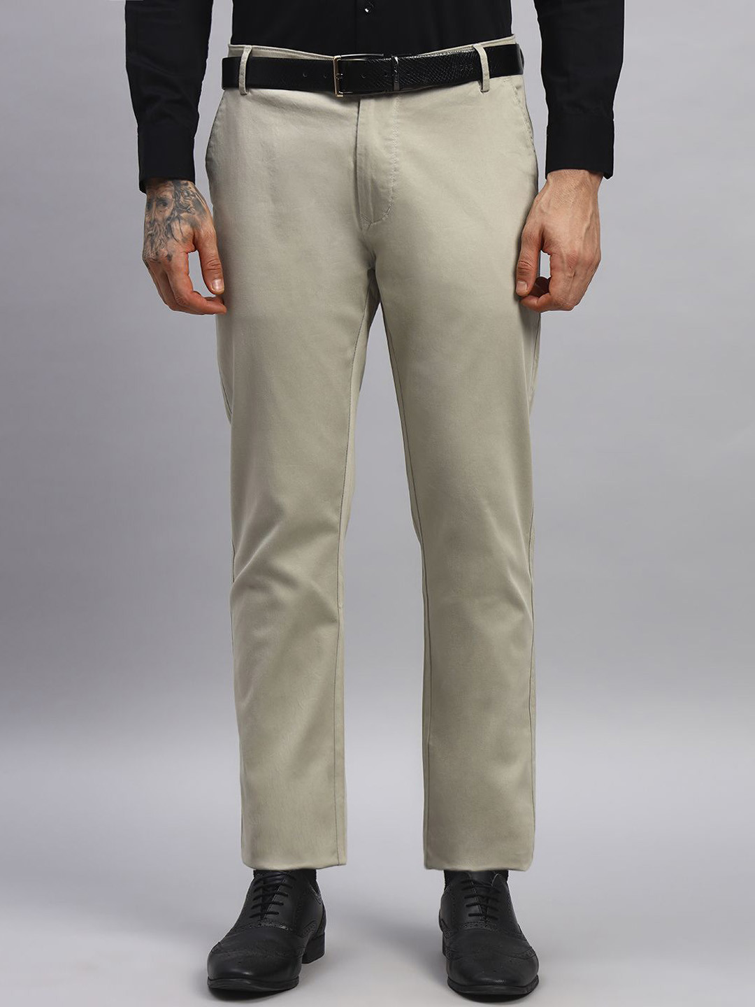 AAAI Enterprises Men Relaxed Straight Leg Slim Fit Chinos Trousers