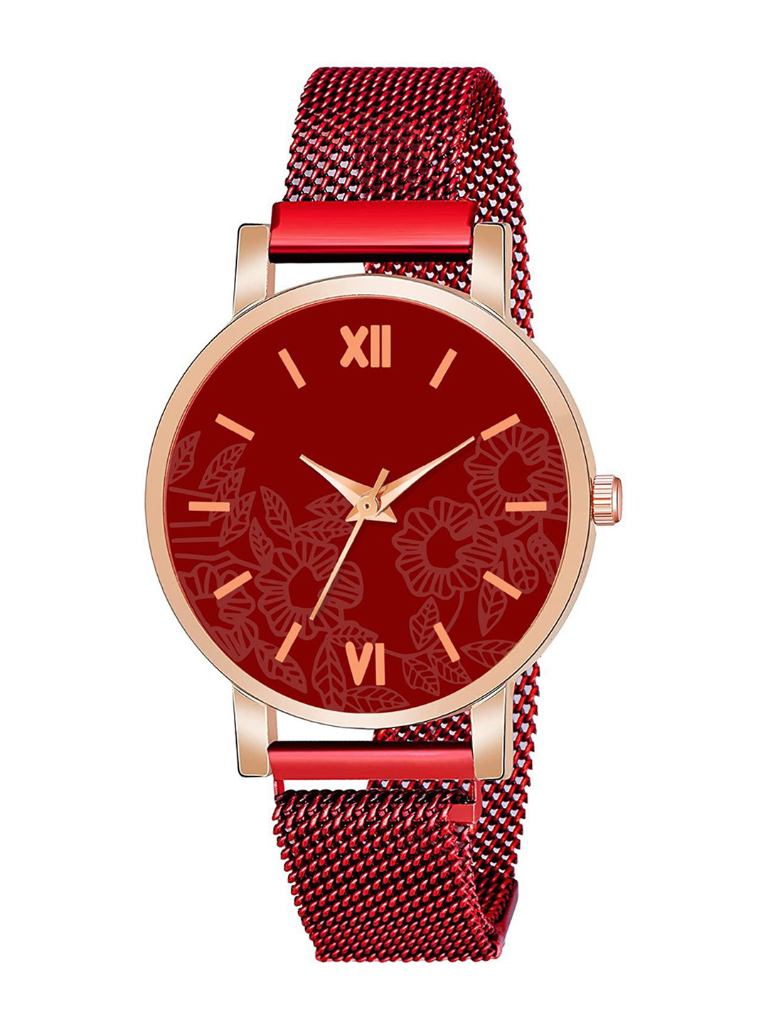 Gopal Shopcart Unisex Bracelet Style Straps Analogue Watch C36RG RED R1 Maganet