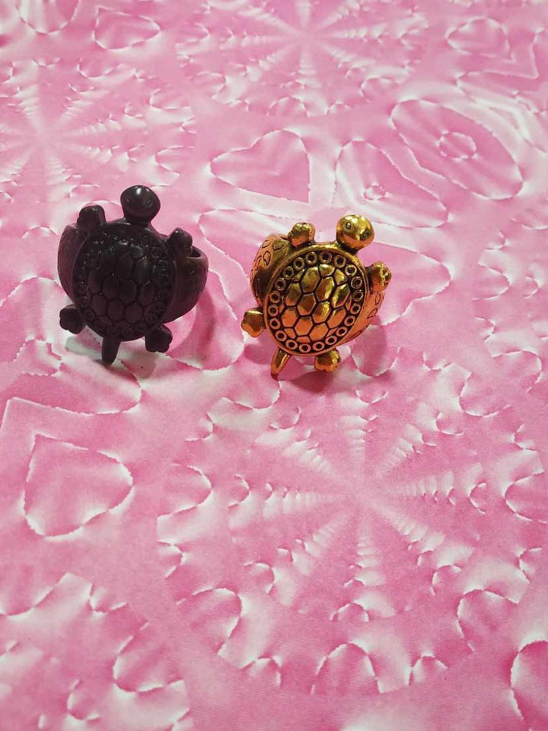 Sullery Set Of 2 Tortoise Shaped Finger Rings