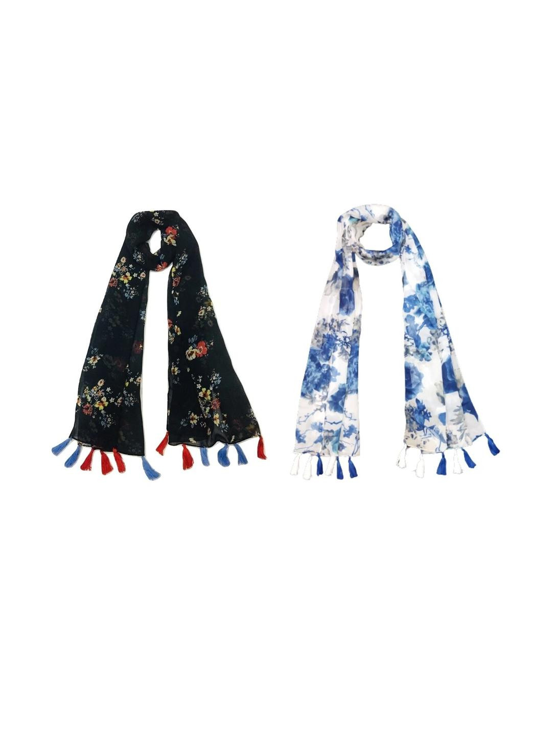 StoleVilla Floral Chiffon Stoles