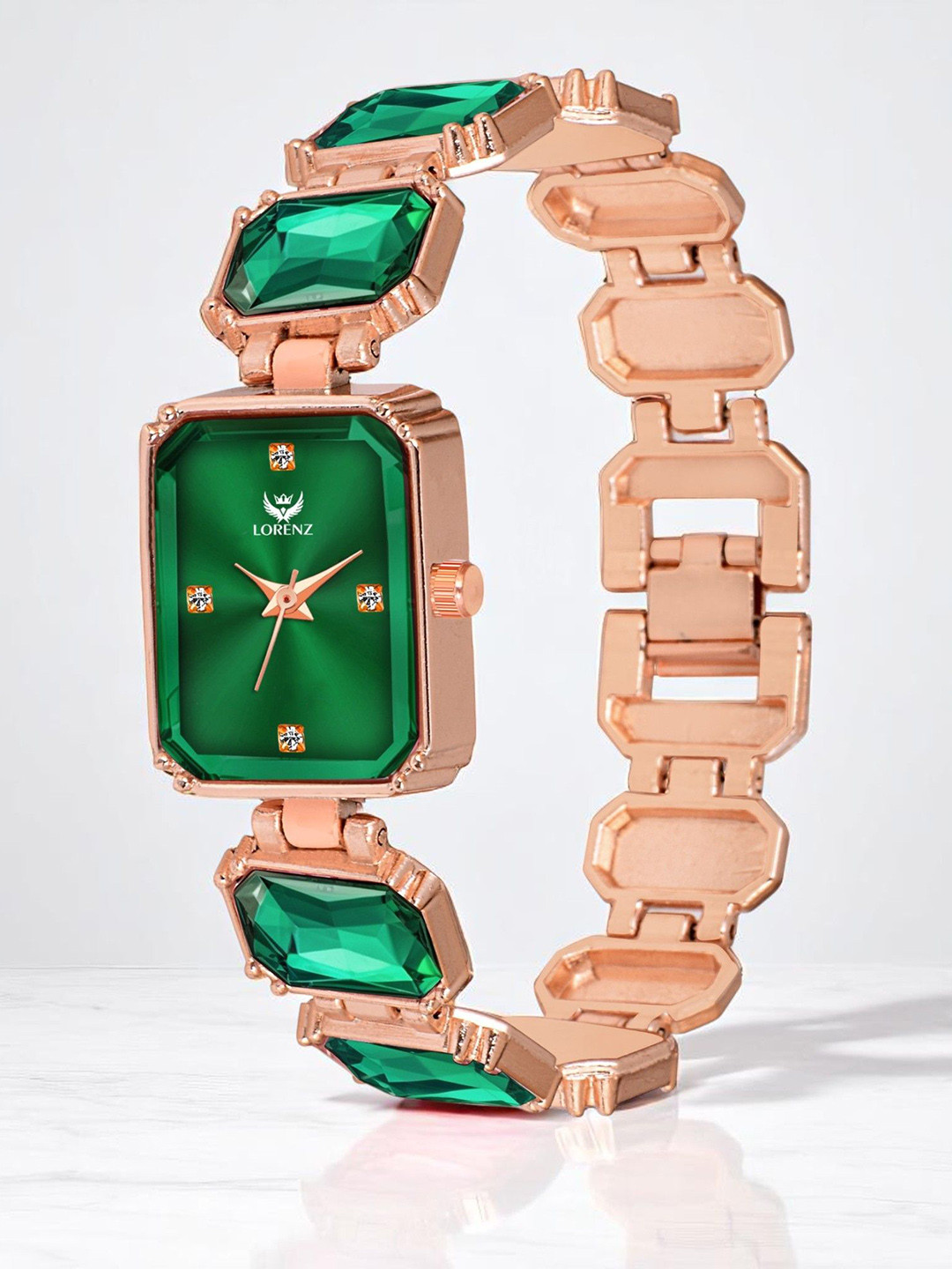 LORENZ Women Crystal Bracelet Analogue Watch AS-138