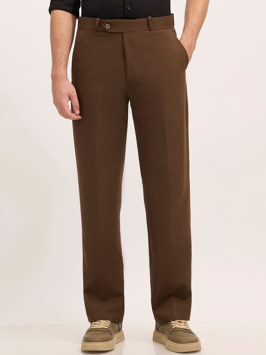 Espanshe Men Custom Straight Fit Trousers