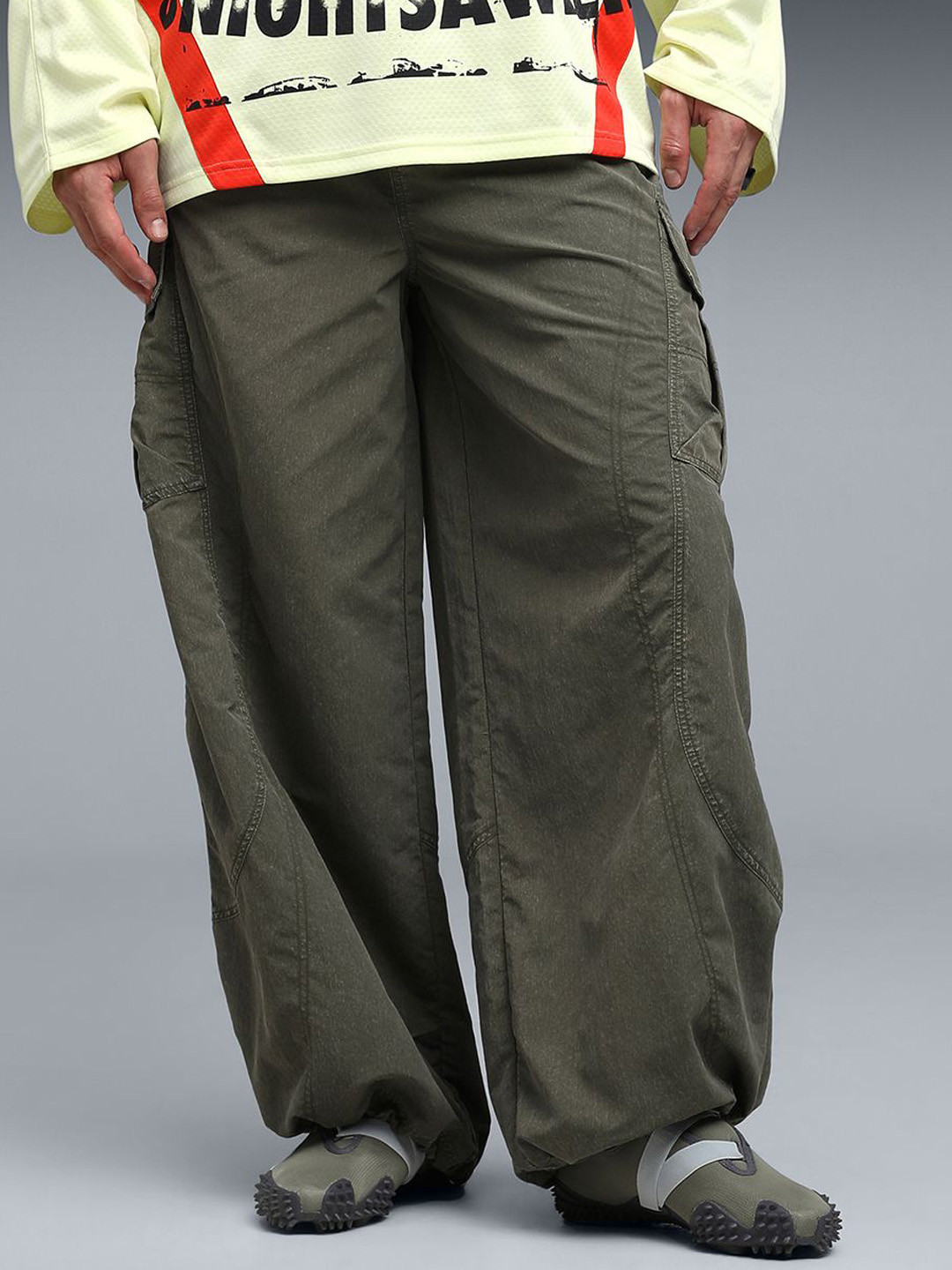 Puma Nine To Five Cordura Unisex Oversized Fit Mid Rise Pants