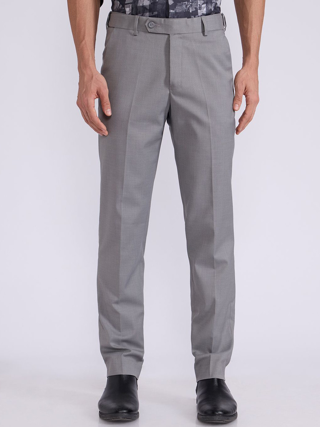 Espanshe Maxim Men Custom Slim Fit Mid-Rise Formal Trousers