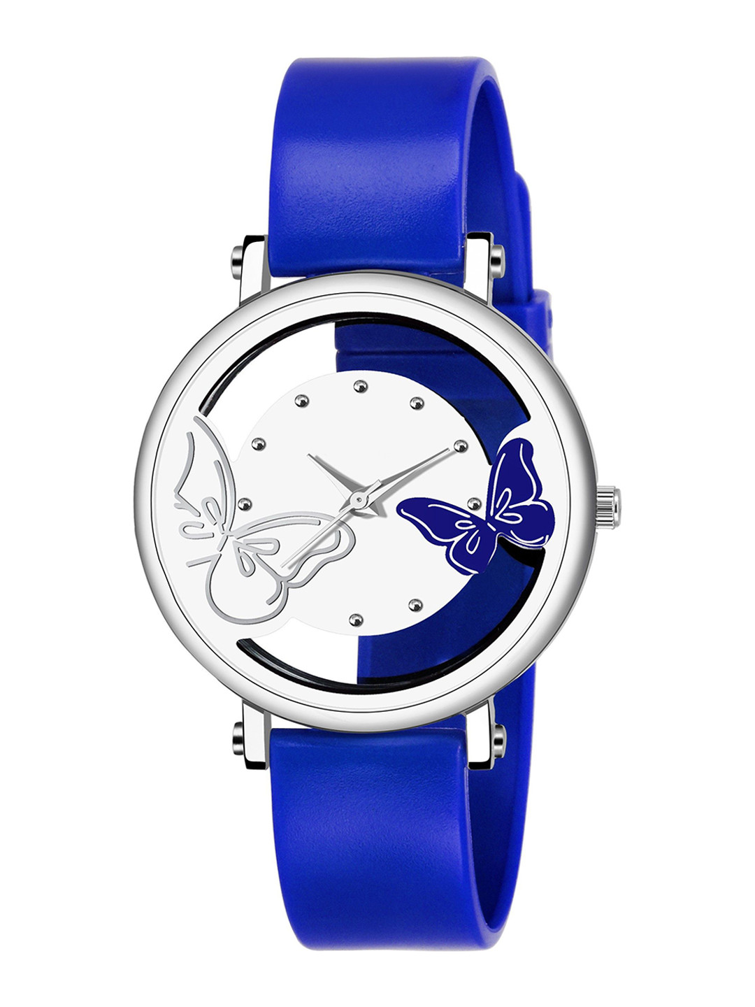 CSAMON Women Printed  Dial & Straps Analogue Watch 601 Blue