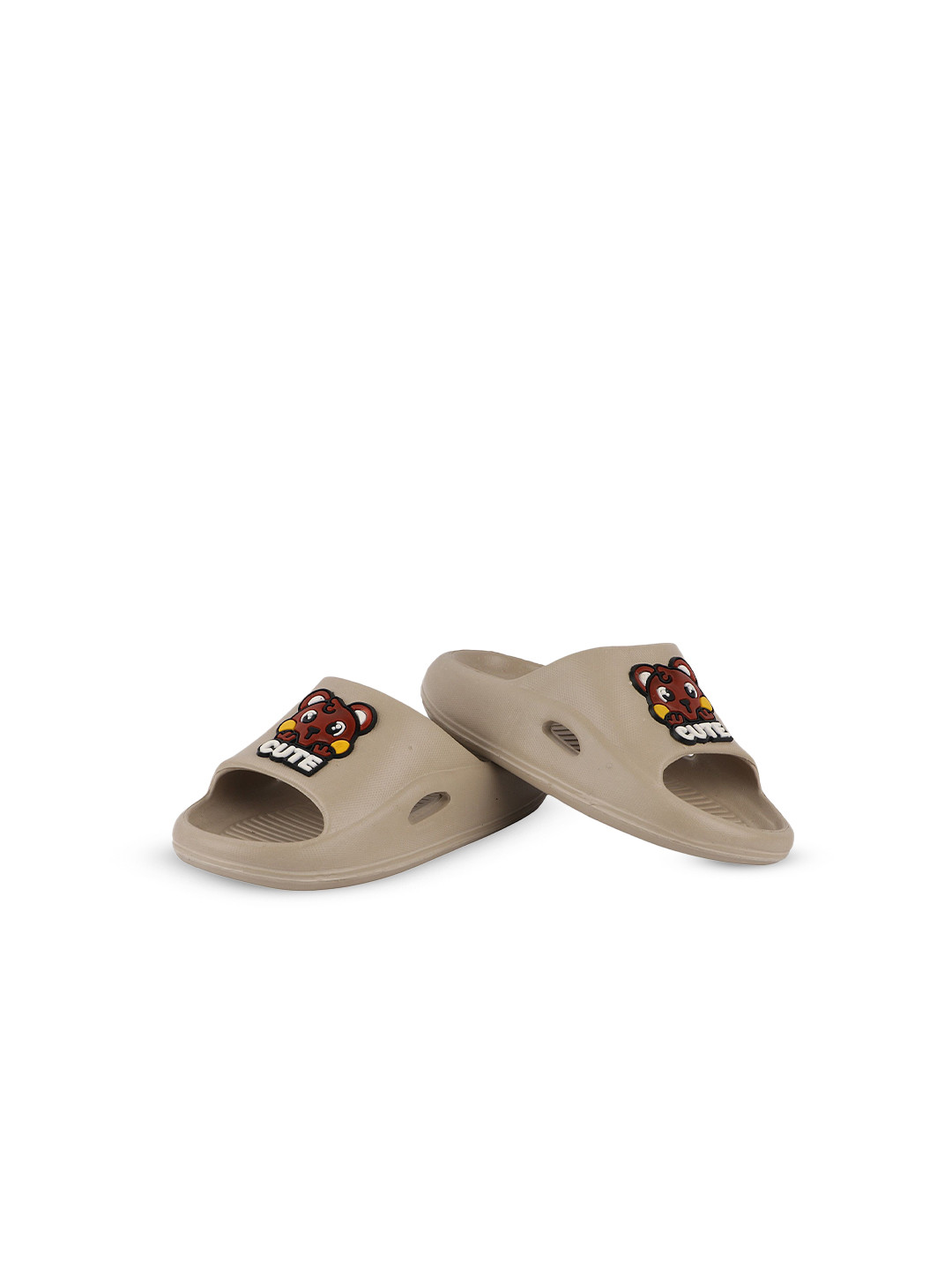 LEVOT Kids Self Design Waterproof Cushion Insole  Anti Skid Sole Sliders Flip Flops