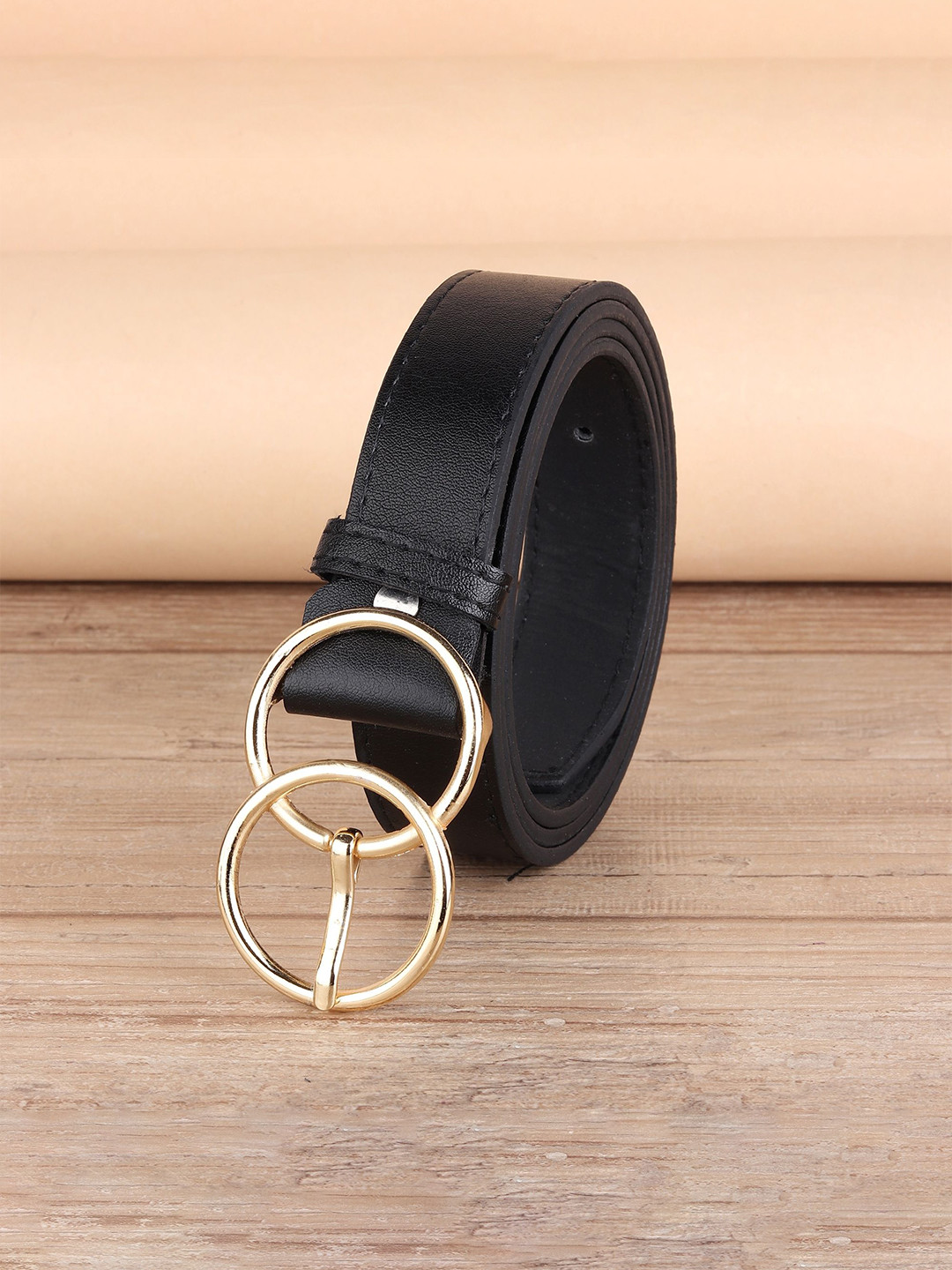 Provogue Women Textured Belt With D-Ring Closure