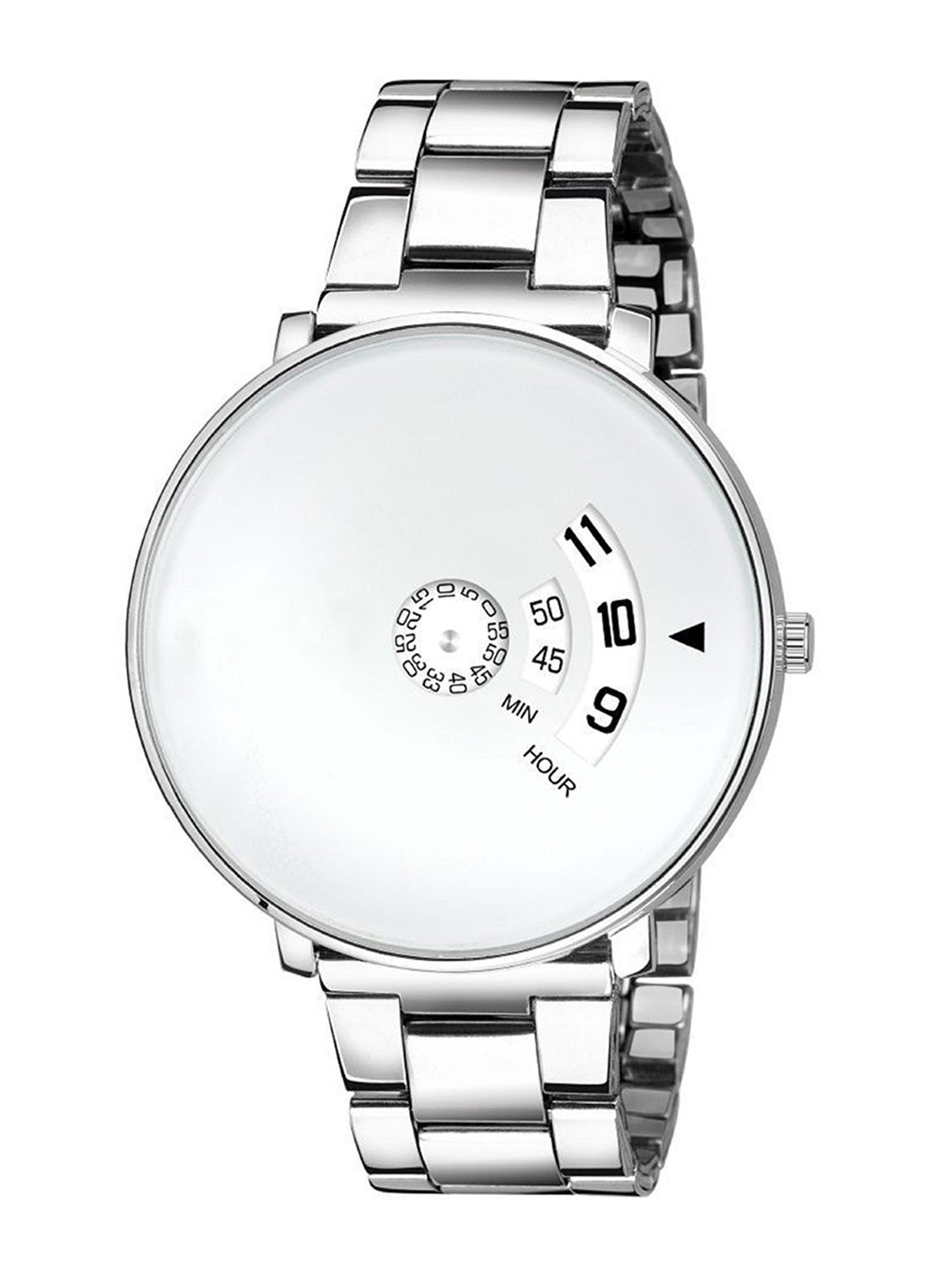 SELLORIA Men Dial & Bracelet Style Straps Analogue Watch Paiduu_White_Chain