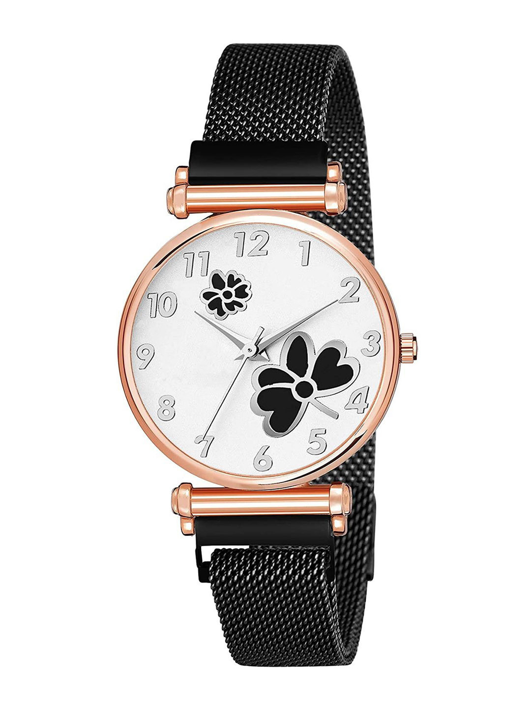 CSAMON Women Dial & Bracelet Style Straps Analogue Watch Csamon_34_Black 315 Black Dial