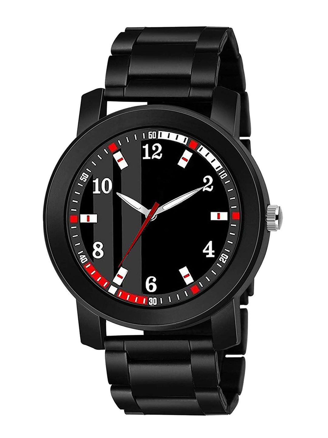 CSAMON Men Printed Dial Analogue Watch PEDO PataBLK NEW PU