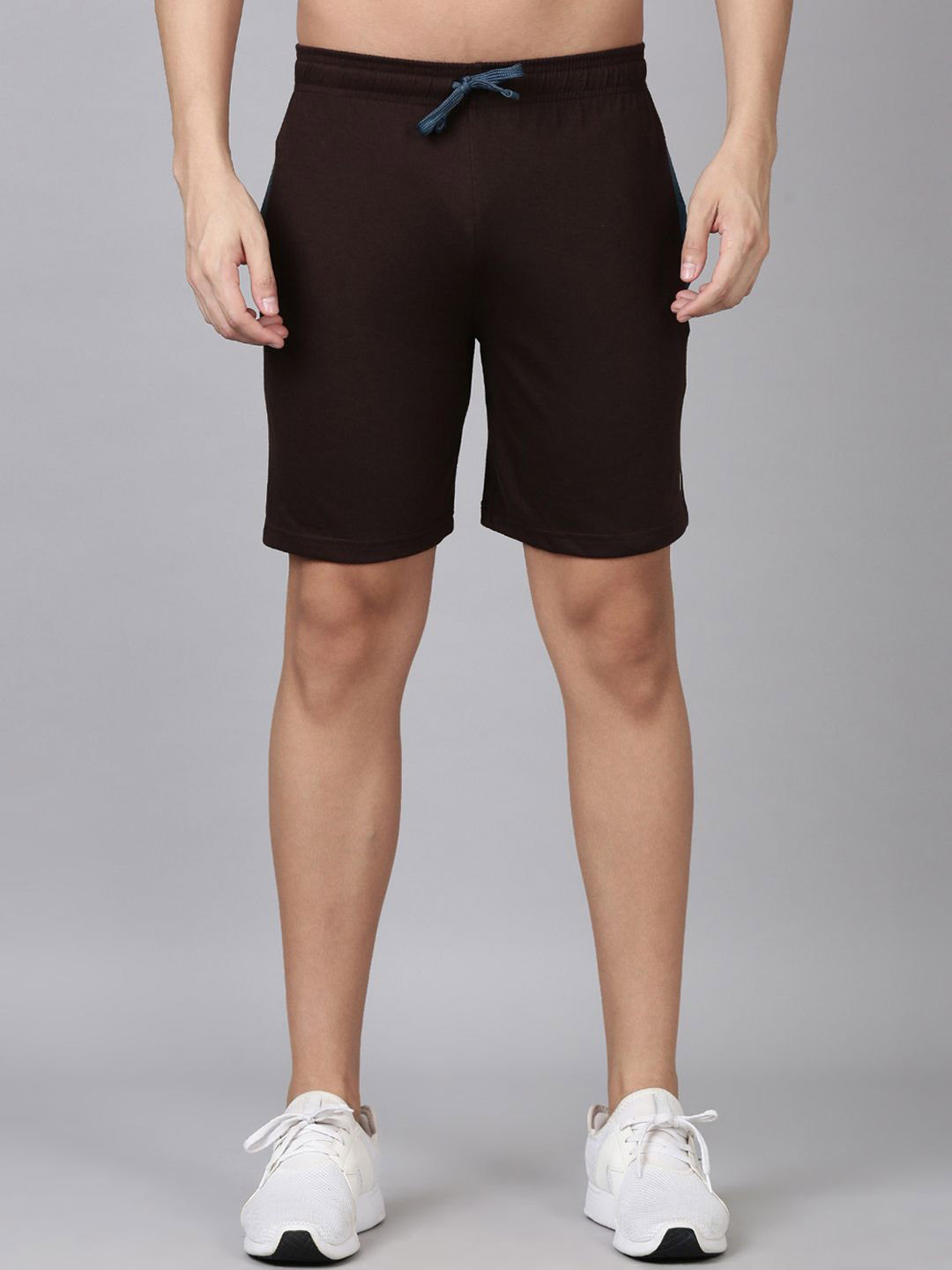 Dixcy Scott Originals Men Solid Slim Fit Mid-Rise Above Knee Sports Shorts