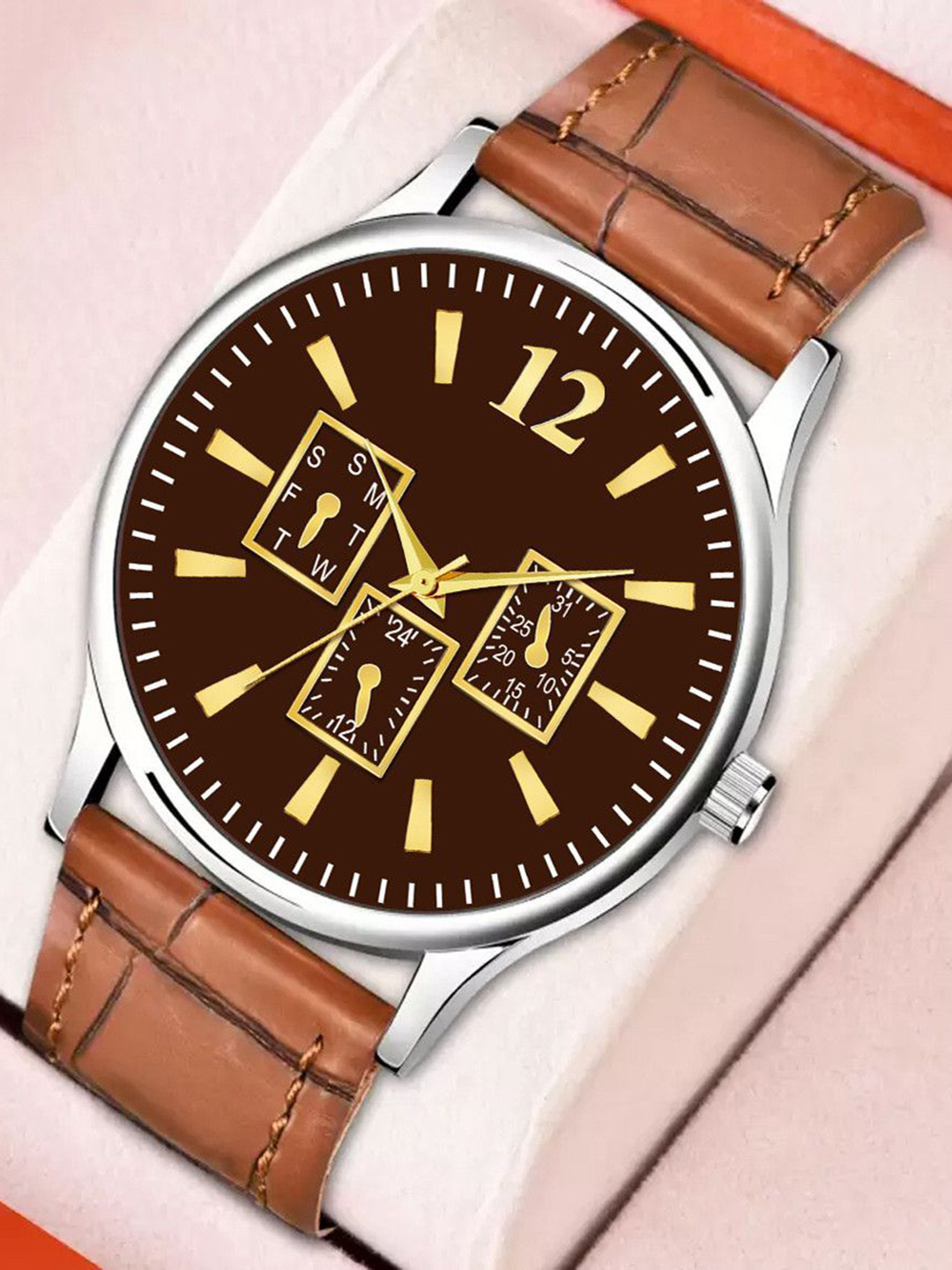 Gopal Shopcart Unisex Round Dial Analogue Watch C_1018 BROMilar Aeviyo Silm L