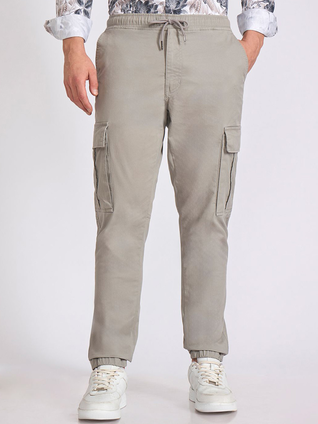 Espanshe Quince Men Custom Easy Wash Relaxed Fit Cotton Cargo Style Joggers