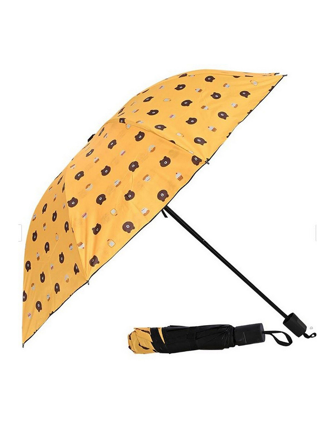 Infispace Cartoon Characters Printed Manual 3 Fold Umbrella