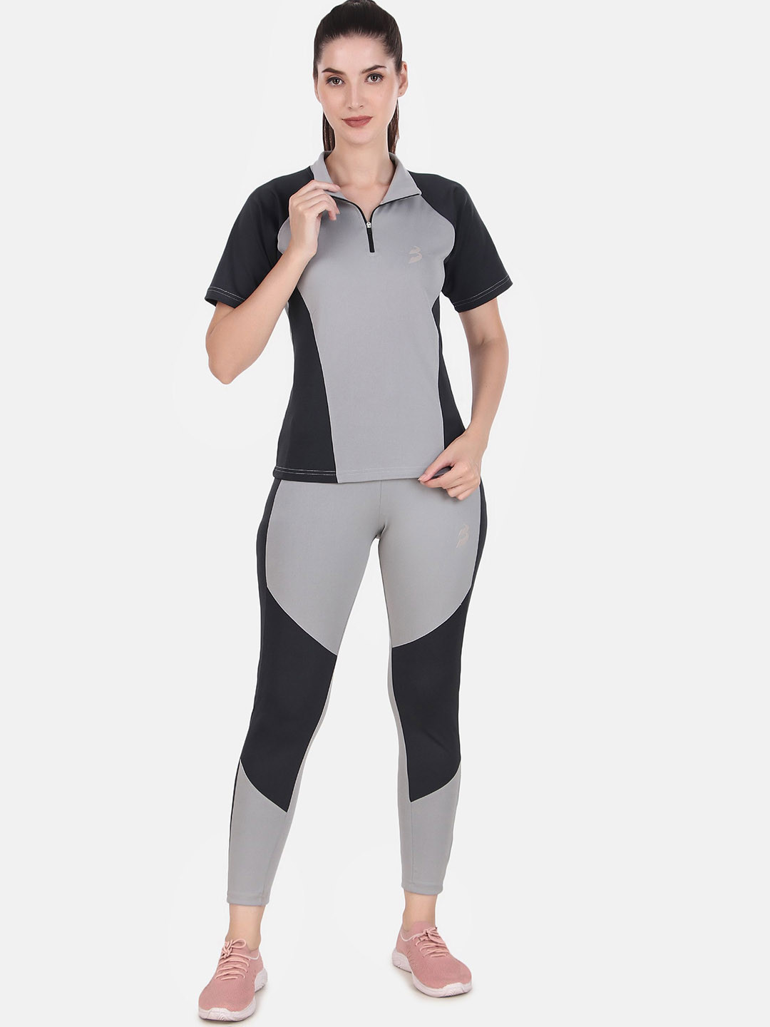 BENZOS Colourblocked Polo Collar Tracksuit