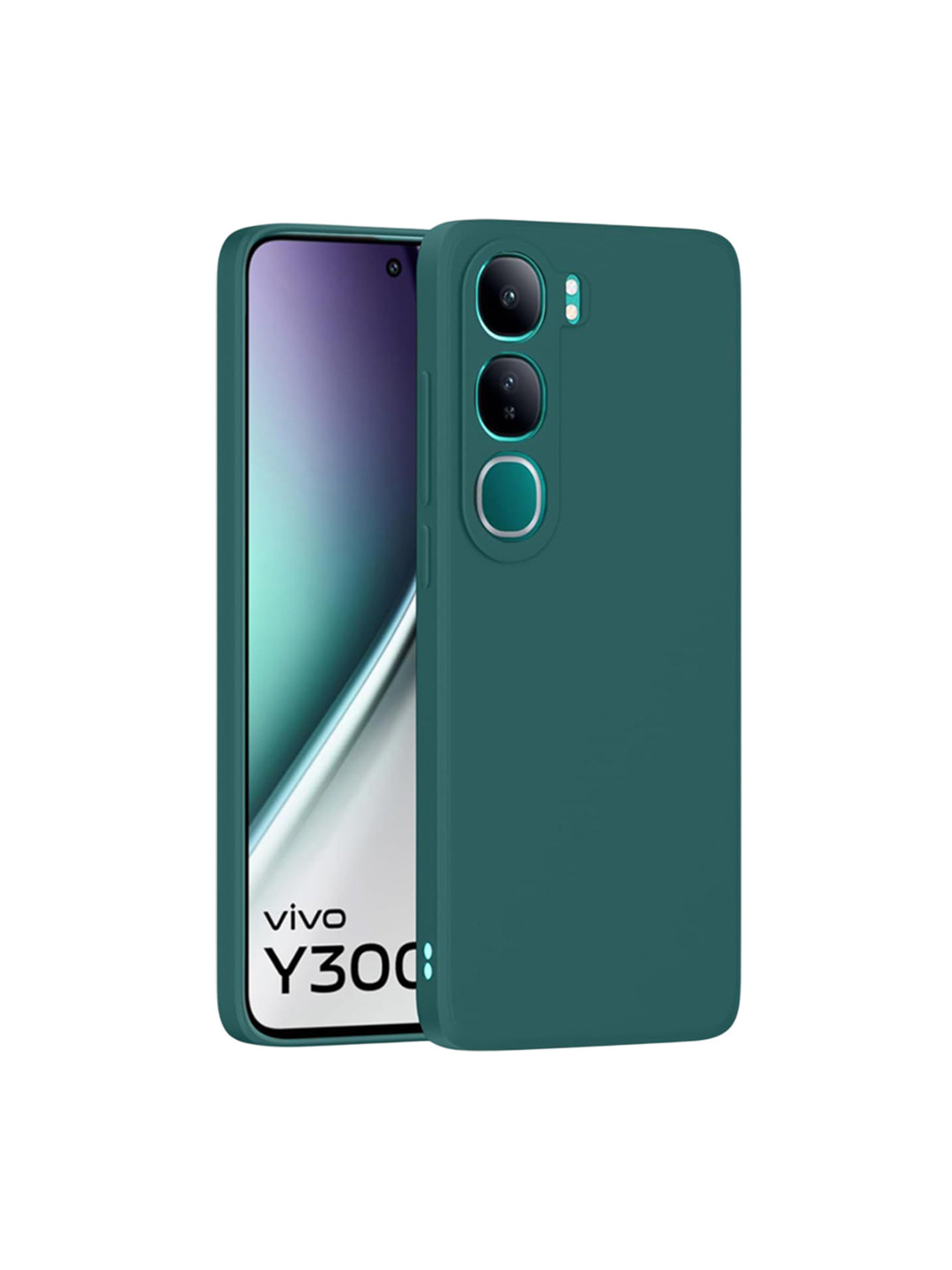 LIRAMARK Vivo Y300 5G Silicone Back Case Mobile Accessories