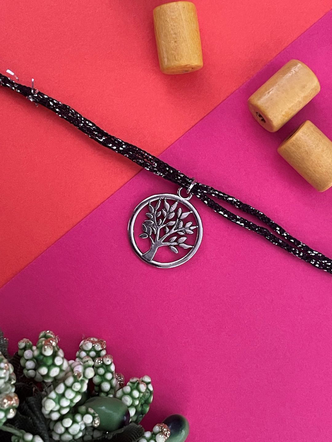 Digital Dress Room Tree Of Life Charm Pendant Thread Rakhi