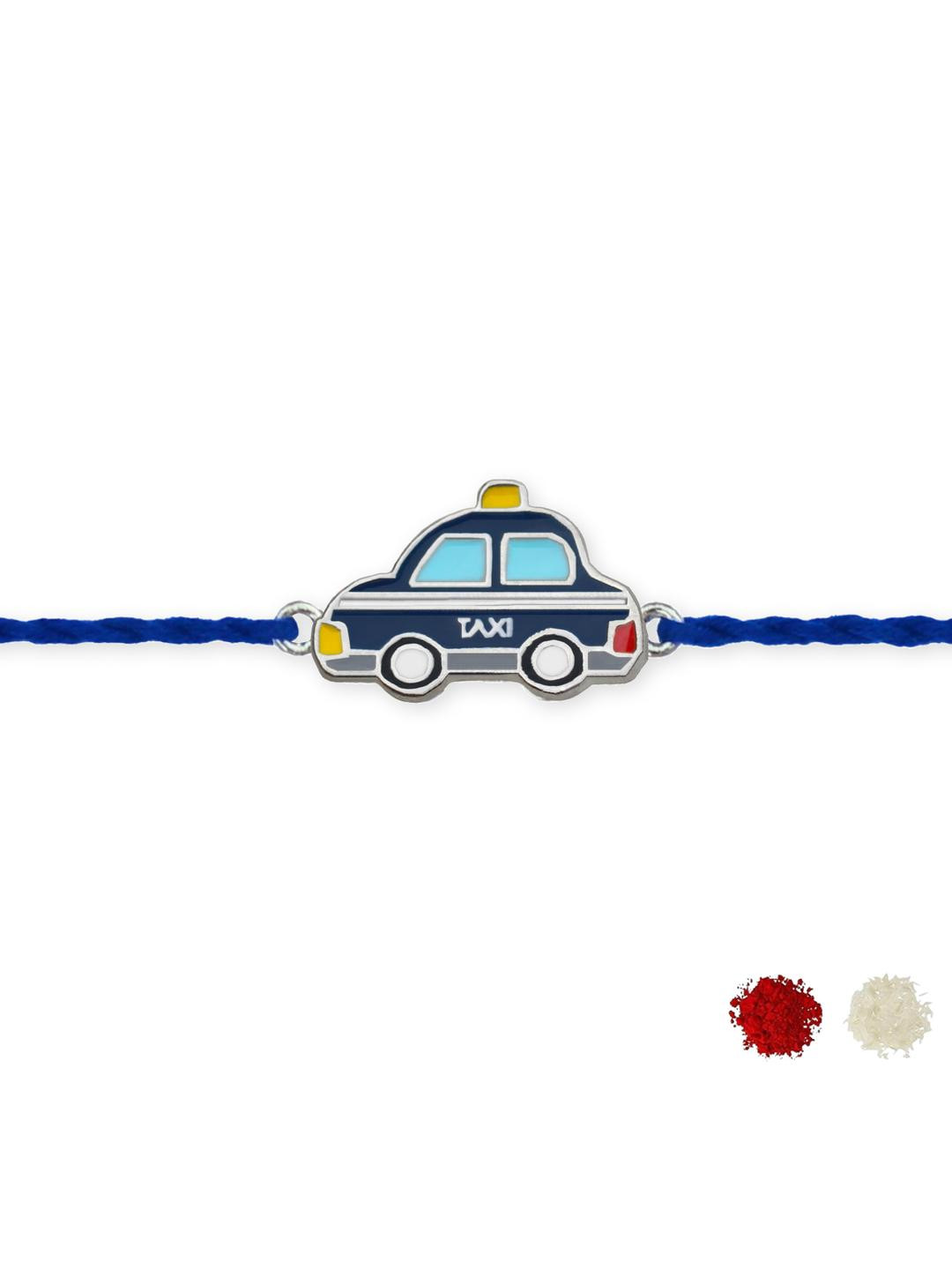 FURE Boys Taxi/Car Rakhi with Roli Chawal