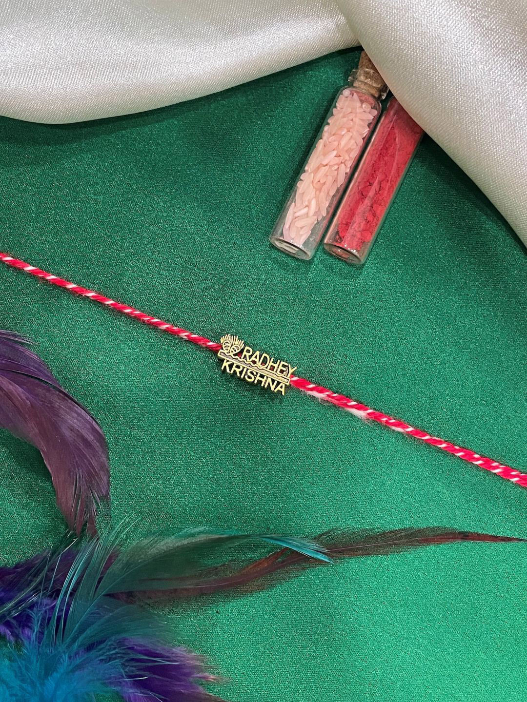 Digital Dress Room Radhey Krishna Thread Rakhi