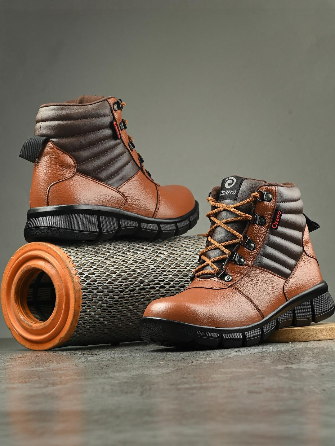 Ozarro Men Steel Toe Safety  Shoe - S4453