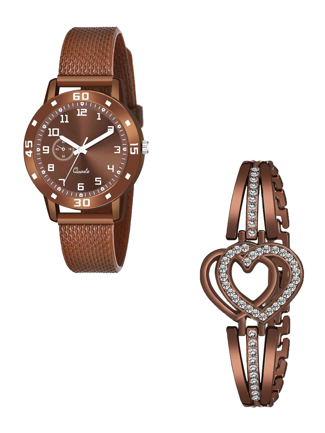 Gopal Shopcart Women Analogue Watch Gift Set C1001BRO Aeivyo S W H Breclect