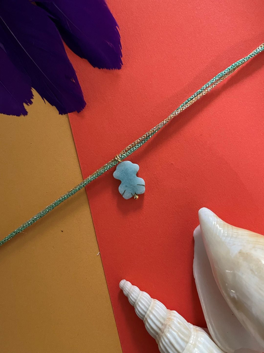 Digital Dress Room Teddy Bear Charm Thread Rakhi