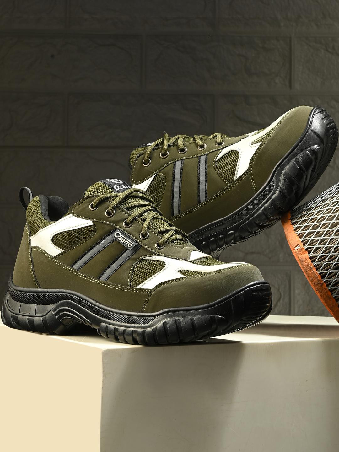 Ozarro Men Steel Toe Safety  Shoe - S4452